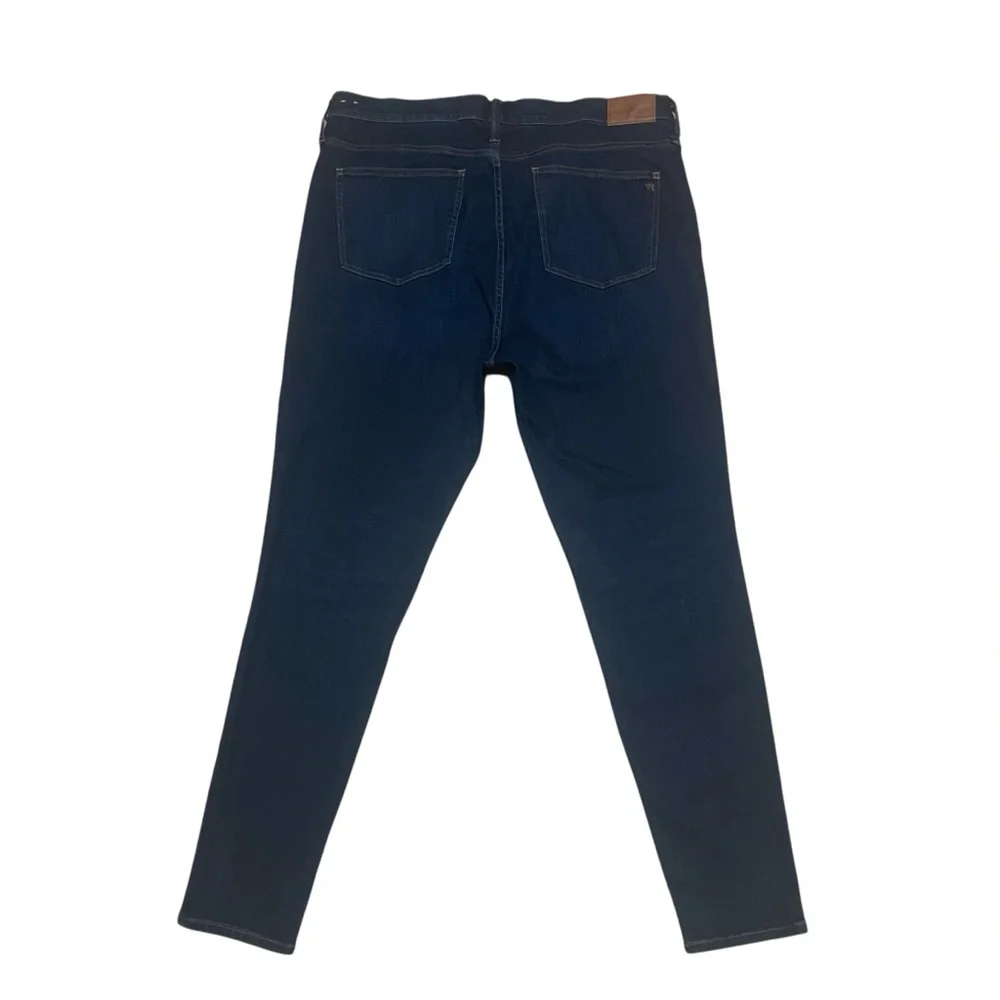 Madewell 9” High Rise Skinny Dark Wash Jeans Blue - Picture 12 of 15